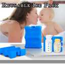 Teamoy Breastmilk Ice Pack(Pack of 2), Bottle Ice Packs for Breastmilk Storage and Breastfeeding Working Mom, Small