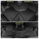 Tongama All Weather TPE Floor Mat Set for 2023-2025 2026 Honda Pilot