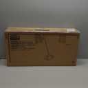 Rubbermaid Commercial Products Dustpan with Long Handle, Plastic, Black, Compatible with Any Broom for Lobby/Restaurant/Office/Home/Dog Pooper Scooper, 12.50" Wide