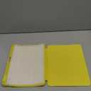 iPad Air 11 Inch 2025 M3/2024 M2/Air 7 6 5 4 Generation (2025/2024/2022/2020) 10.9 Inch with Pencil Holder, [Support 2nd Pencil Charging and Auto Wake/Sleep] Smart Trifold Stand Case (Yellow)