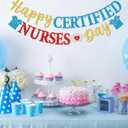 Firefairy Certified Nurses Day Banner, Certified Nurses Appreciation Party Decorations, Pre-strung