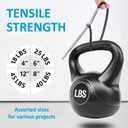 Zip Ties Assorted Sizes(4+6+8+12), 400 Pack, Black Cable Ties, UV Resistant Wire Ties by ANOSON