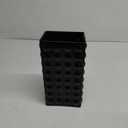 Barcelona Style Clear Glass Flower Vase, Crystal  Tall Vase for Home & Office Decor, Decorative Floral(16x17cm(6x7inch))