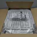 SNTD Dish Drying Rack, Expandable Dish Rack for Kitchen Counter, Stainless Steel Dish Drainer with Drainboard Set and Utensil Holder (White)