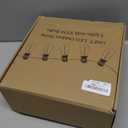 Brightever LED Outdoor String Lights 100FT Patio Lights with 52 Shatterproof ST38 Vintage Edison Bulbs, Outside Hanging Light Waterproof for Porch, Deck, Garden, Backyard, Balcony, 2700K Dimmable (100FT-Warm White, Black Wire)