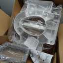 Bemis Rise 4.5" Raised Toilet Seat with Support Handles, Hinges Never Loosen, Fits Round and Elongated