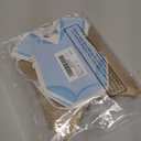 2 Pcs Gender Reveal Party Decorations Pre-Strung Boy or Girl Burlap Baby Shower Banner and Bodysuits Clothesline Garland Baby Outfit for Gender Reveal Birthday Baby Shower Party Decorations