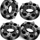 EVIL ENERGY 6x5.5 Wheel Spacers Compatible for Chevy Silverado GMC Sierra, 2"(50.8mm) 6x139.7mm Lug Centric Spacer for Suburban Express 1500, 78.1mm Wheel Adapter with M14x1.5 Studs Black 4PCS