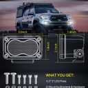 Diffused LED Pods 3 Inch 40W CREE LED Auxiliary Work Lights | High Intensity CREE LEDs Scene Lights Ditch Camper Fishing Area Lights for Trucks Pickup Camper Tractor Trailer SUV