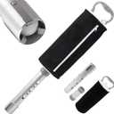 HOW TRUE Golf Ball Shag Bag with Aluminum Handle and Frame | Shag Bag for Golf Balls Golf Ball Retriever | Holds up to 70 Balls (Model 2)