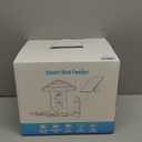 Smart Birdfeeder with Camera Built-in&Solar Powered-Humming Bird Feeder Birdhouse with Camera Inside Wireless Video Live,Night Vision, AI Bird Recognition,Real-Time Alerts for Outdoor Birdlover Gifts