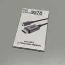 Acer USB C to HDMI Cable for Home Office 6.6FT (4K@60Hz), High-Speed Type C to HDMI 2.0 Braided Cord, Thunderbolt 4/3 Compatible with MacBook, iPhone 16/15 Pro/Max, iMac, iPad Pro, Galaxy S24, Surface