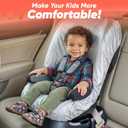 EcoNour Baby Car Seat Sun Shade Cover | Infant Carseat Heat Protector Keeps Toddler Seat at a Cool Temperature | Reflective car seat Sunshade Blocks Out Heat | Baby Travel Accessories, Silver