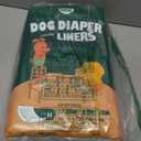 PAWPANG Disposable Dog Diaper Liners Booster Pads for Male & Female Dogs, 100ct, 5 Sizes Options, Doggie Diaper Inserts fit Most Types of Dog Diapers - Pet Belly Bands & Male Wraps (Medium(100ct)) (Standard Pack)