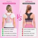 Back Brace Posture Corrector for Women - Under Clothes Upper Back Adjustable Invisible Comfort for Office Daily Wear - Comfortable Hunchback Slouching for Neck Shoulder Back Straightener M