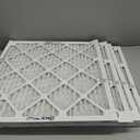 BNX TruFilter 20x20x1 MERV 13 (4-Pack) AC Furnace Air Filter - MADE IN USA - Electrostatic Pleated Air Conditioner HVAC AC Furnace Filters - Removes Pollen, Mold, Bacteria, Smoke