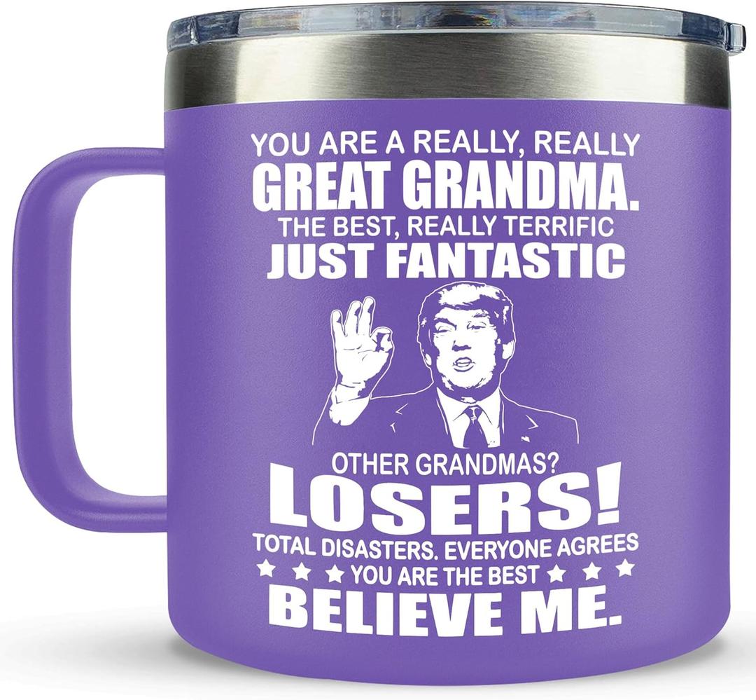 Mothers Day Gifts for Grandma from Grandkids - Great Grandma Gift - Birthday gifts for grandma Mug 14Oz