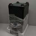 Stagiant Rolling Makeup Case 4 in 1 Cosmetology Case on Wheels Makeup Travel Case with Cosmetic Bag Key Swivel Wheels Salon Barber Case Traveling Cart Trunk Cosmetic Trolley Green