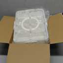 Mfacoy Snackle Box Container, 2 Pack Divided Serving Tray with Lid and Handle, Snack Box Charcuterie Container for Portable Snack Platters, Clear Organizer for Candy, Fruits, Travel, Party, Picnic