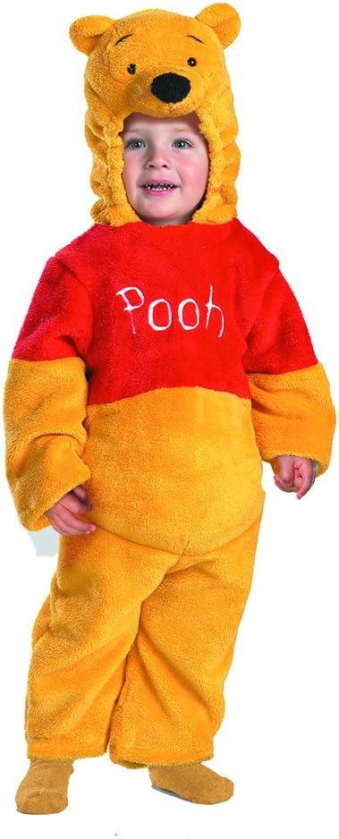 Disguise Winnie The Pooh Deluxe 2-Sided Plush Jumpsuit Costume - Small (2T)