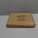 potricher 10 x 10 Inch DIY Scrapbook Photo Album 80 Pages Thick Kraft Blank Yellow Paper Memory Book for Wedding and Anniversary Family (Yellow, 10 Inch)