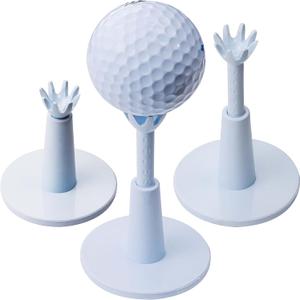 Adjustable Golf Tees - Essential Accessories for Men, Unbreakable & Durable - No Need to Repeatedly Pick Up (3 Pack White)