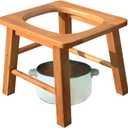 Wood Yoni Steaming Seat,Throne for V Steaming,V Steam Seat,with Four Legs Steaming Chair Yoni seat for Women v steam H15.7