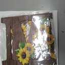 Geetery 4 Pcs Sunflower Home Wooden Wall Decor Rustic Farmhouse Letters, 3.94 inches x 5.12 inches