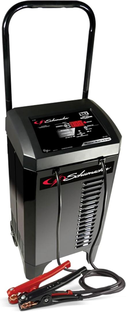 Schumacher Electric Fully Automatic Battery Charger & Engine Starter - 6/12 Volt Car Battery Charger, 200 Amp Engine Start & 40 Amp Boost - Alternator Tester with Multi-Stage Charging SC1309