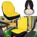 LP95233 Large Seat Cover Compact Utility Tractor Cushioned Seat Up to 18" High Fits for Compact Utility Tractor - Oxford 300D Fabric, Waterproof