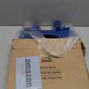 Bemis 7B1200SLOWT 364 Toilet Seat will Slow Close, Never Loosen and Easily Remove, Elongated, Plastic, Colonial Blue (18.75"L x 14.31"W)