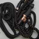 Pocket Hose Copper Bullet Expandable Garden Hose 25 FT w/10 Pattern Thumb Spray Nozzle AS-SEEN-ON-TV 650psi 3/4 in Patented Lead-Free Ultra-Lightweight Solid Copper Anodized Aluminum Fittings No-Kink