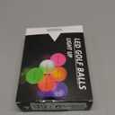 THIODOON Glow in The Dark Golf Balls Light up Led Golf Balls Night Golf Gift Sets for Men Kids Women 6 Pack (6 Colors in one)