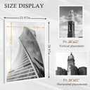 Puzzle Frame 20x27, for 20 x 27 in Posters and Art Prints, Horizontal or Vertical Wall Mounting, White 27x20 Picture Frame for Puzzle, 2 Pack.