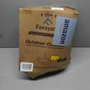 Favoyard Deep Seat Patio Cushion Set 24 x 24 Inch Waterproof Outdoor Chair Cushions for Patio Furniture with Fade Resistant and Removable Cover with Handle & Adjustable Straps for Patio, Yard, Garden