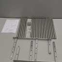 3 Tier Towel Racks for Bathroom Wall Mounted, 24 inch Bathroom Shelf with Towel Bar, Brushed Nickel Shelves for Towels, Stainless Steel Modern Silver Multi Holder