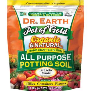 Dr. Earth Pot of Gold All Purpose Potting Soil 8 qt