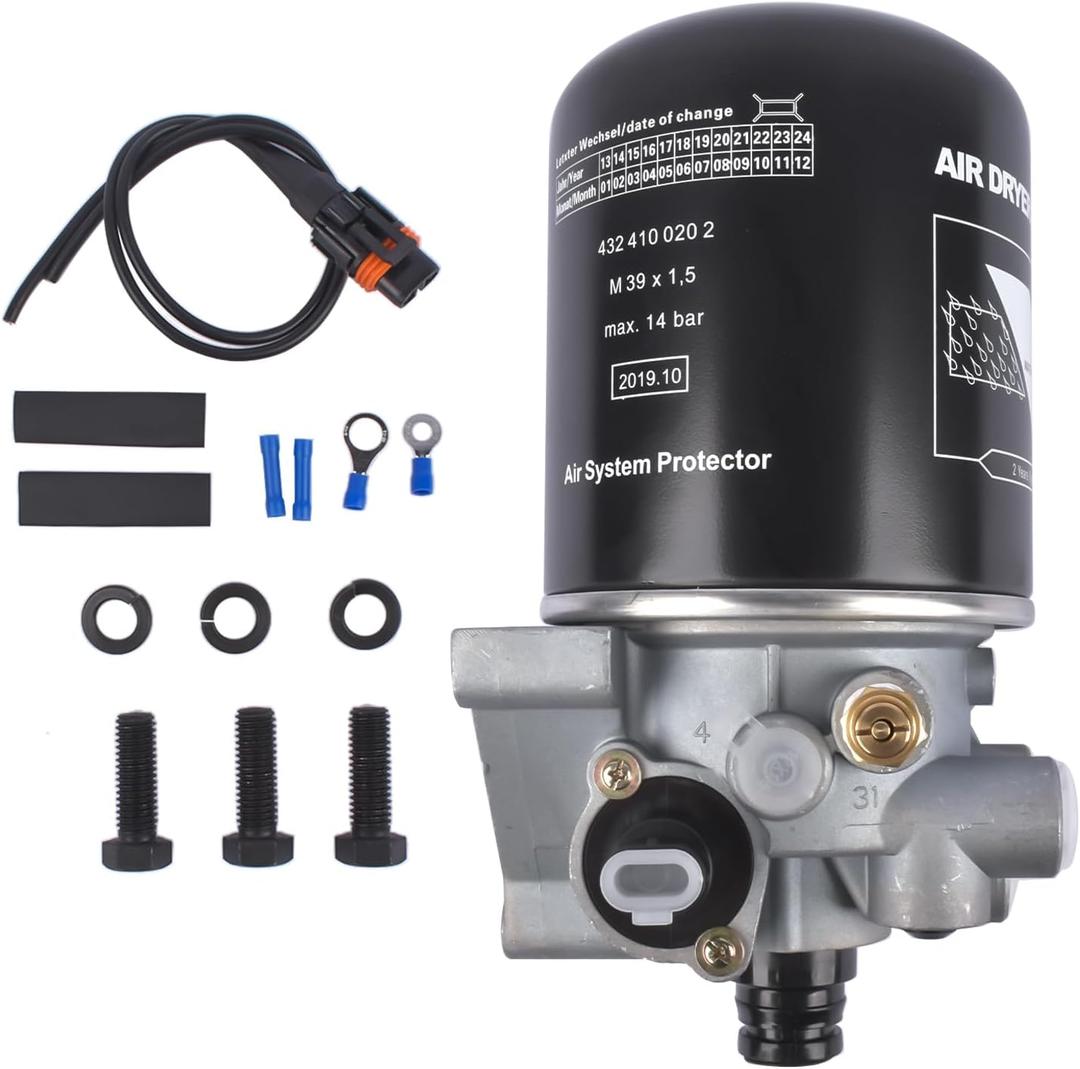 12 Volt Air Dryer Replacement for Meritor Wabco System Saver 1200 Series 955205 R955300 R955079 955205 4324130010 R955205NX R955205X