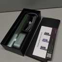 Jack Rose Travel Steamer for Clothes,100-220V Portable Iron,15s Heat Up,Steamer Iron 2 In 1, Travel Size,Large Ceramic Heat Panel,for Global and Europe, Green