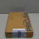 PRICUSIS Nonstick Ceramic Frying Pan with Lid, 8/10 Inch Skillet with Stay Cool Handle, Fully Coated, 100% Dishwasher Safe, Oven Safe, PTFE PFAS & PFOA Free (8 Inch, Coconut White