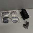 2 x livho Aviator Glasses for Men & Women, Lightweight Metal Frame, Anti-Glare, Eye Strain Relief