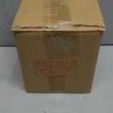 Vintage Glass Farmhouse Vase, Rustic Lantern Decor with Plants Flowers Lights Vintage Style Vases for Home Decor Floral Arrangement Hostess Gift