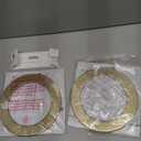 Kichler Direct-to-Ceiling Decorative Trim in Natural Brass, For Use with Kichler 6" Round Slim Fixtures, 1 Count, (7" W x .5" H), ‎DLTSL06RNBR