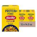 Barilla Protein+ (Plus) Penne Pasta, 14.5 Ounce (Pack of 12) - plant based - Made from Lentils, Chickpeas & Peas - Non-GMO, Kosher Certified (EXP 07/10/28)