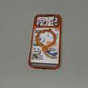 CASEKOO Cosmic Orange Glossy for iPhone 17 Pro Max Case [360 Spin Magnetic Stand][Fit for MagSafe][17FT Military Protection] Slim Hand-Polished Frame Titanium Alloy Sturdy Stand 6.9", Cosmic Orange