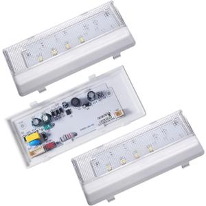 3-Pack Refrigerator LED Light Kit- Including 1-Pack Fridge Main Lighting & 2-Pack Side/Rear Panel Refrigerator LED Lights- Fit for Whirl-pool WRS325FDAM02 WRS325FDAB02 WRS325FDAM04 WRS322FDAW04