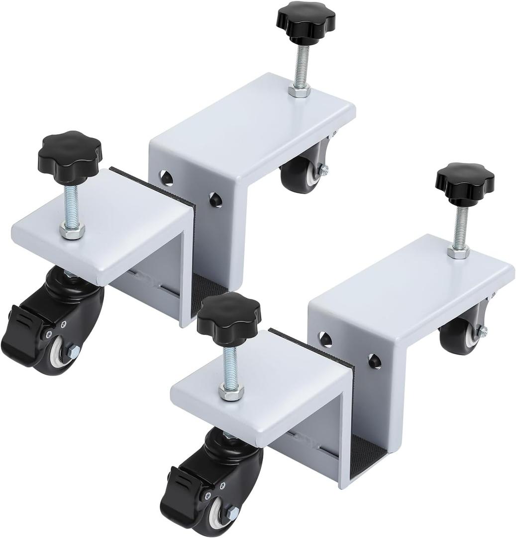 2PCS Door Installation Tool Kit,Heavy Duty Door Lifter Dolly for 4/5" and 1-3/4" Pre-Hung, Slab, Front Doors,Steel Door Dolly Installation Tools for Commercial & Residential Use