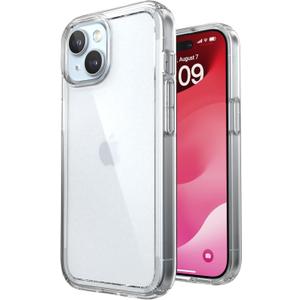 Speck Clear iPhone 15 Case - Slim, Drop Protection - for iPhone 15, iPhone 14 & iPhone 13 - Scratch Resistant, Anti-Yellowing, 6.1 Inch Phone Case - GemShell Clear