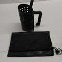 INCLY Sand Scoop & Shovel, Detecting Accessories for Kid & Adult Metal Detector, Sand Sifter Treasure Hunting & Digging Tool at The Beach & More, Black - Come with Mesh Bag