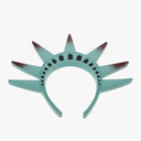 4th of July Headband Statue Of Crown Headband Patriotic Headpiece Headdress for Independence Day Halloween Party Cosplay Costume